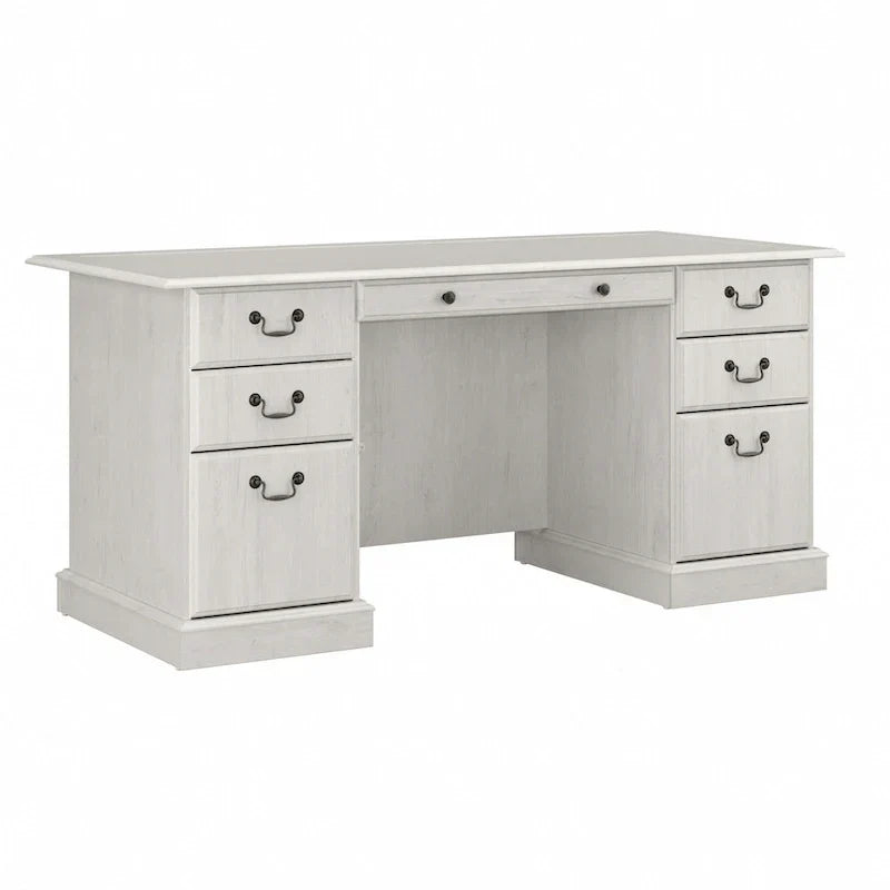 Bush Furniture Saratoga Chefsessel mit Schubladen und Stauraum