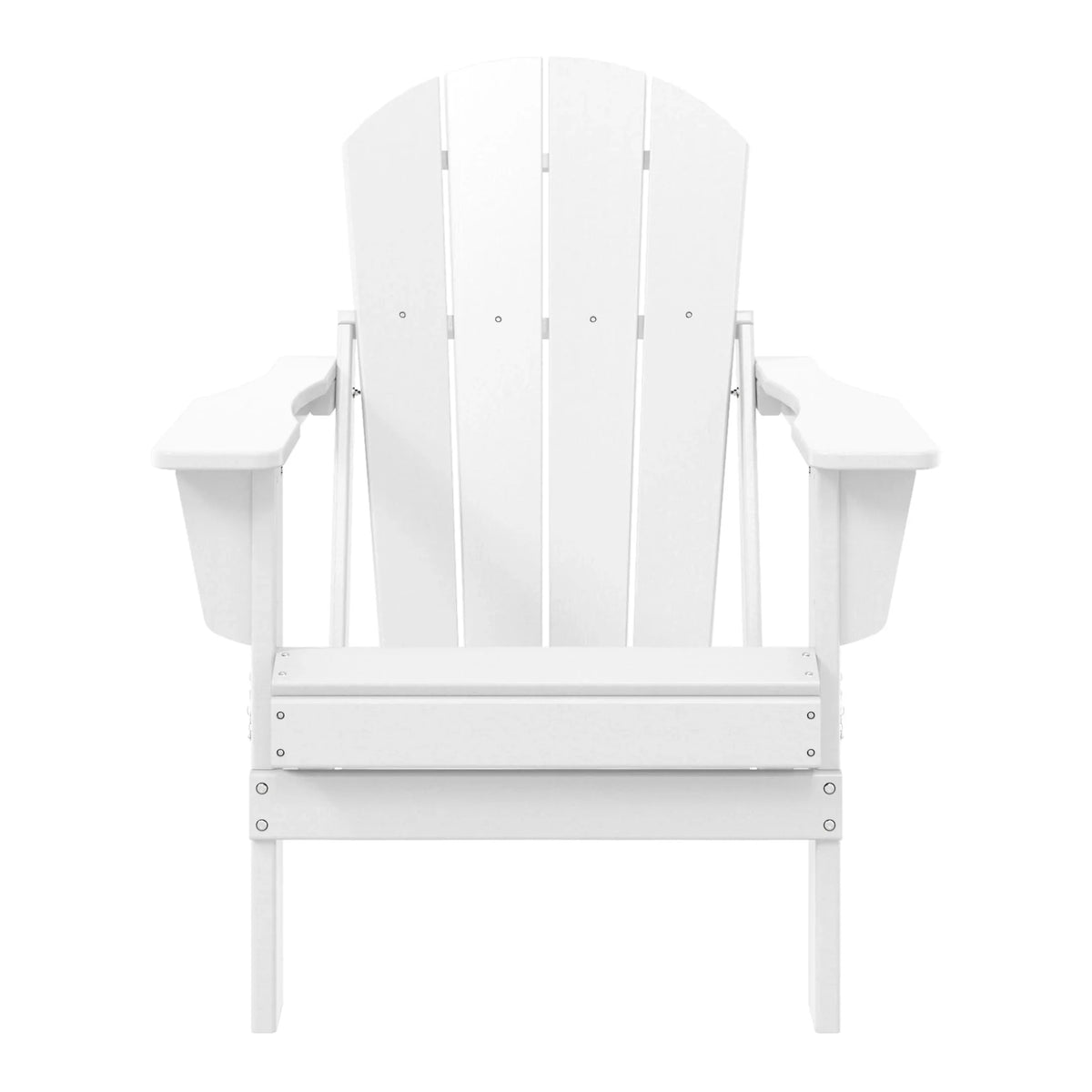 Polytrends Laguna Faltbarer Adirondack-Stuhl für den Außenbereich, wetterfest und lichtbeständig
