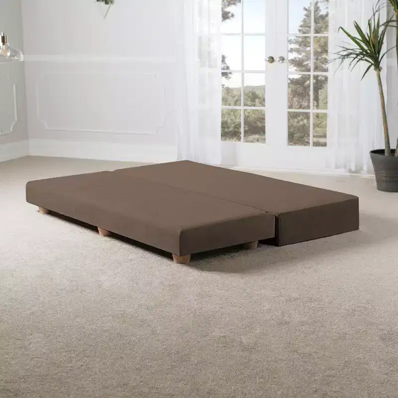 Tagesbett / ausklappbares Schlafsofa (Queensize) - Microvelvet
