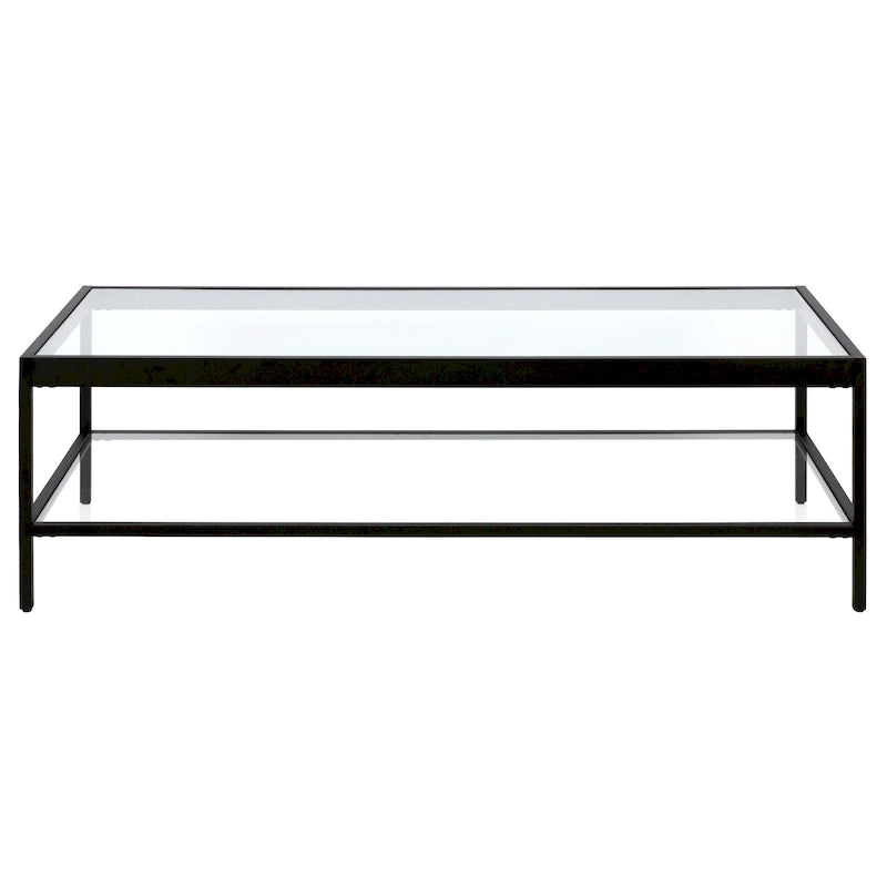 Alexis Couchtisch aus Metall und Glas