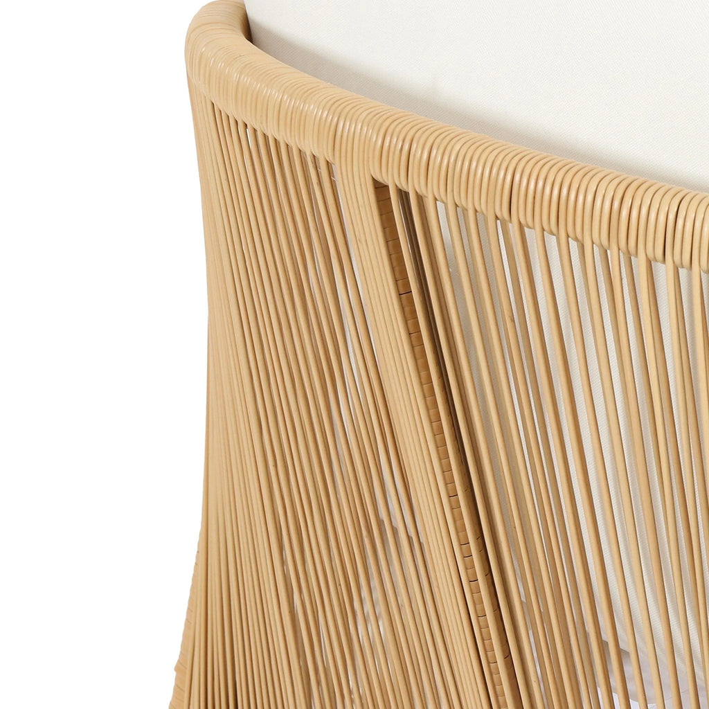 Jabe Outdoor-Clubsessel-Set aus Akazienholz und Rattan von Christopher Knight Home