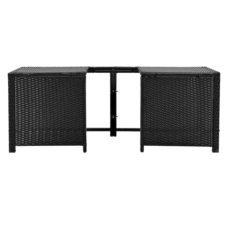 Spa-Umrandung Spa-Rahmen Quadratisches Outdoor-Rattan-Sofa-Set