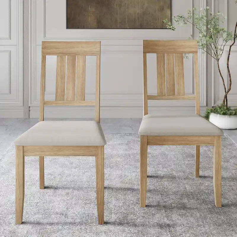 CraftPorch Classic 7-teiliges Esszimmerset aus Holz