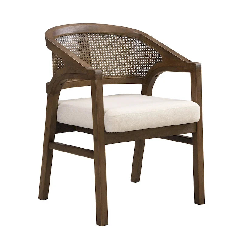 Christopher Knight Home - Esszimmerstuhl mit Rohrgeflecht (2er-Set)