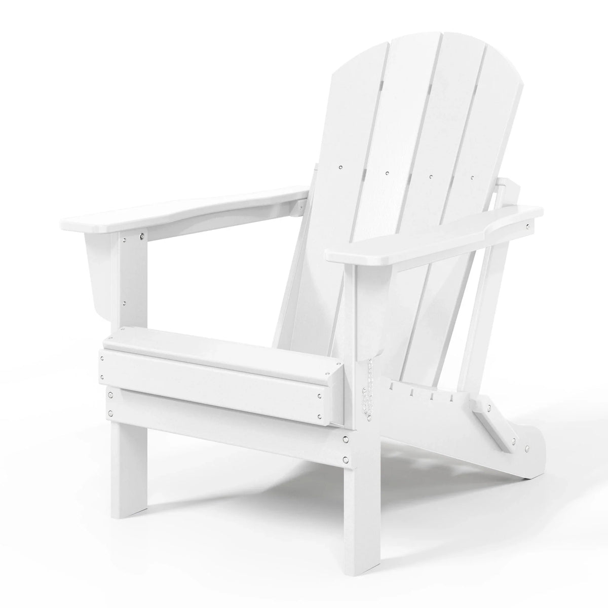 Polytrends Laguna Faltbarer Adirondack-Stuhl für den Außenbereich, wetterfest und lichtbeständig