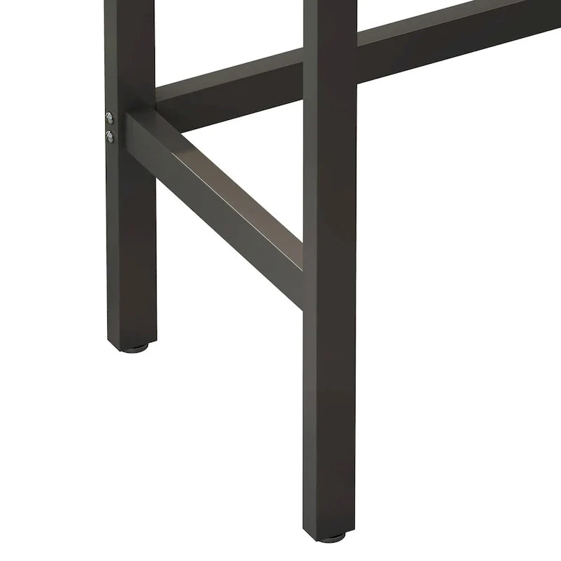 Stehtisch-Set mit 3 Hockern