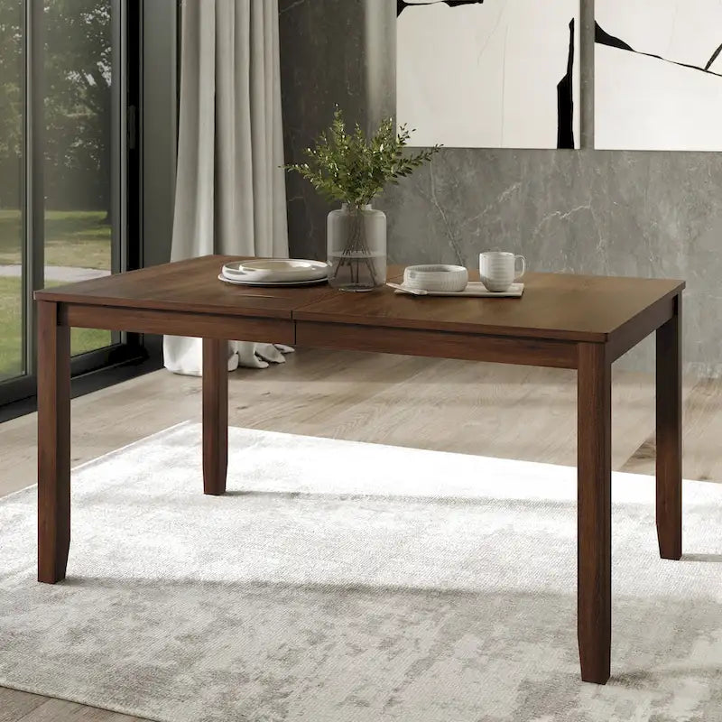 CraftPorch Classic 7-teiliges Esszimmerset aus Holz