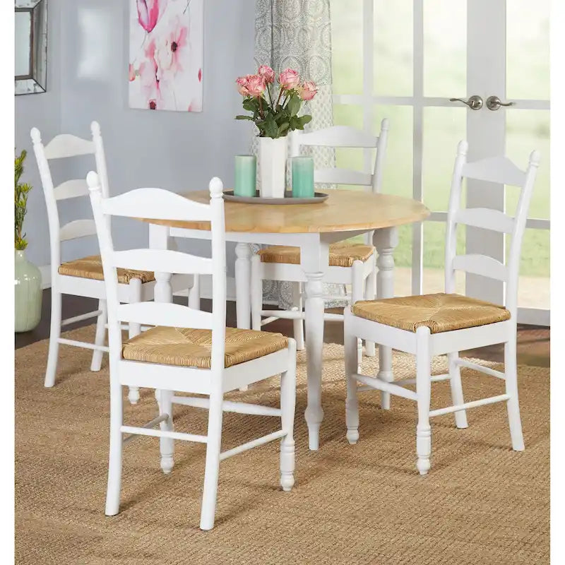 Simple Living Jessie Leiter-Rücken Esszimmerstuhl (2er-Set)