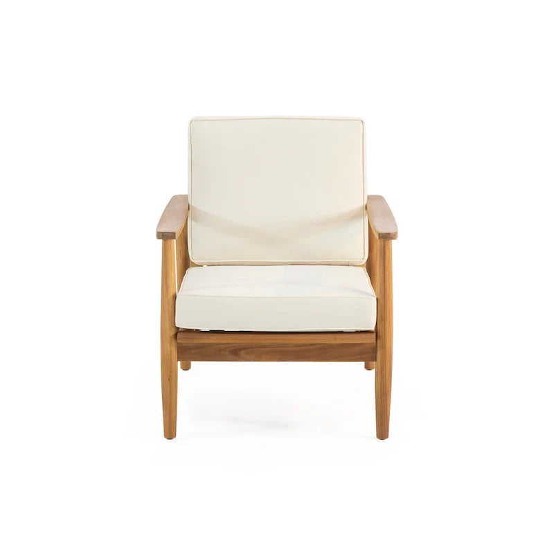 Willowbrook Outdoor Akazienholz 4-Sitzer Lounge-Set von Christopher Knight Home
