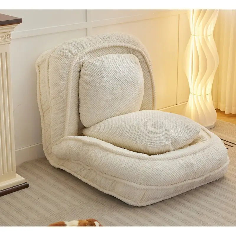 Faules Sofabett, 5-fach verstellbar, Sitzen, Schlafen, Zusammenklappen, geeignet für Schlafzimmer, Wohnzimmer
