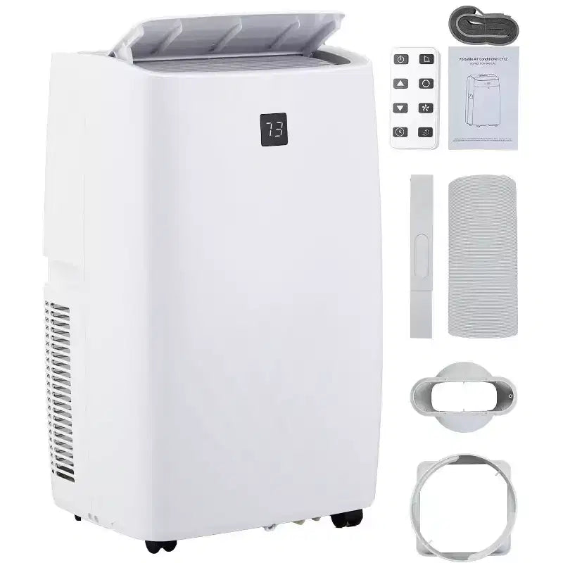 14000 BTU mobile Klimaanlage, Klimagerät mit Fernbedienung, Kühl-, Ventilator- und Entfeuchtungsfunktion, Schlafmodus/24-Stunden-Timer, kühlt 700 Sq.ft