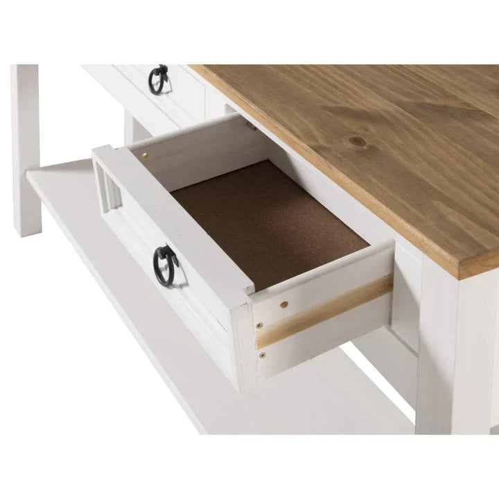 Holz-Dielentisch Konsole 3 Schubladen Corona | Furniture Dash - N/A