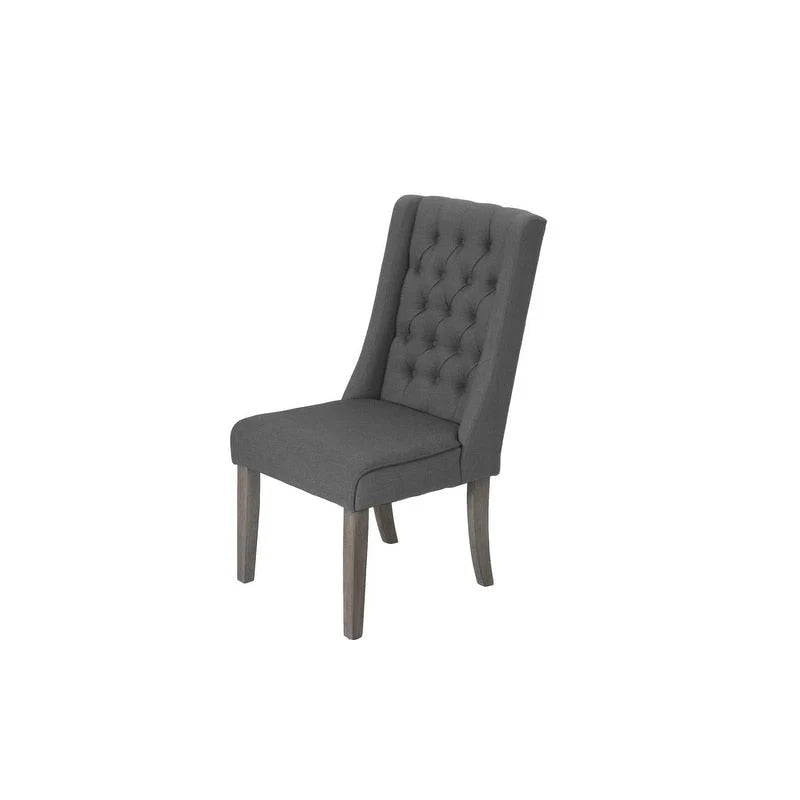 Best Quality Furniture 9-teiliges rustikales, ausziehbares Esszimmerset in Grau