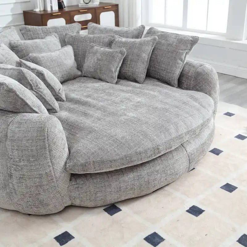 Bequemes Doppelschlafsofa, extra großes Schlafsofa mit Armlehnen