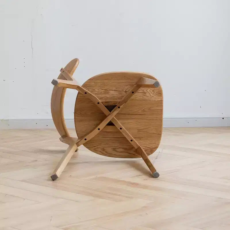 MAYEERTY 4er-Set Esszimmerstühle aus Massivholz, Naturholzstühle für Küche Esszimmer Wohnzimmer