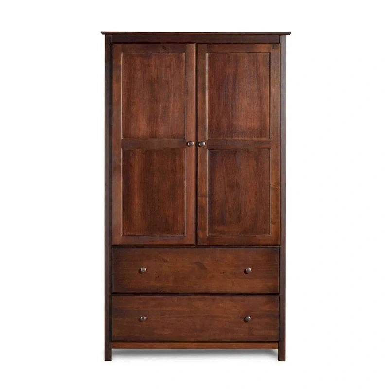 2-türiger Massivholzschrank - 41x72x22