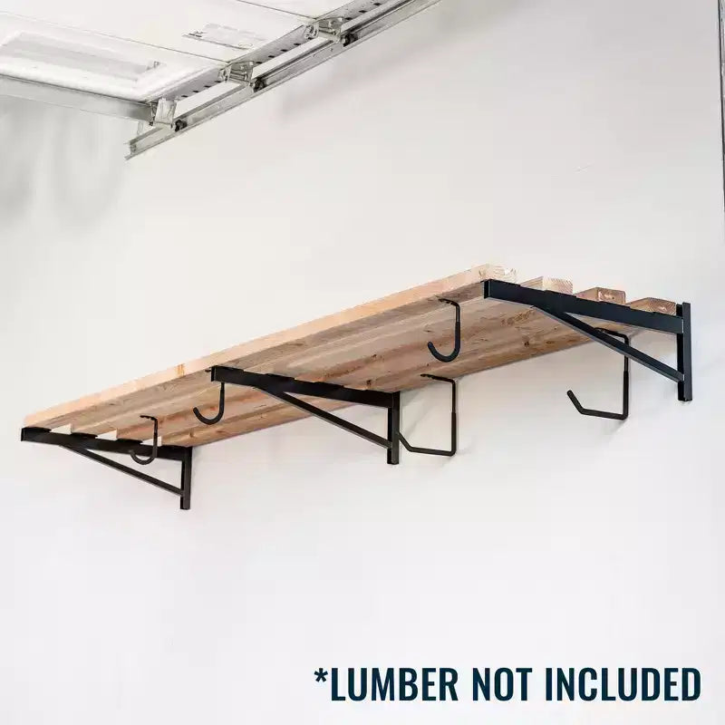 StoreYourBoard 60cm x 240cm DIY Wandregalhalterungen | Schwerlast Garagenwandregal