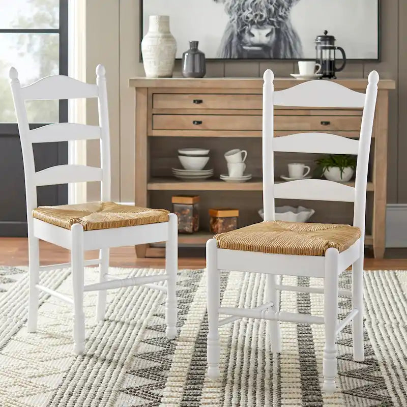 Simple Living Jessie Leiter-Rücken Esszimmerstuhl (2er-Set)