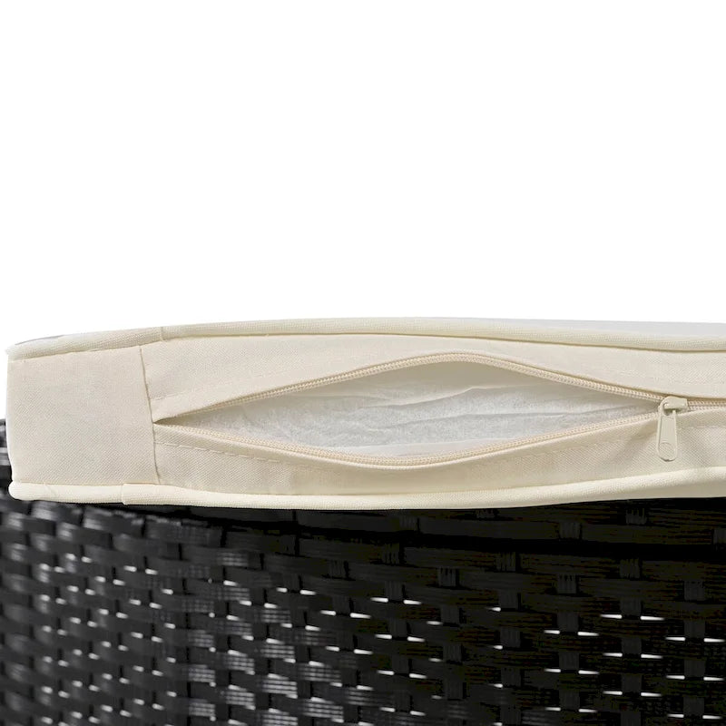 Spa-Umrandung Spa-Rahmen Quadratisches Outdoor-Rattan-Sofa-Set