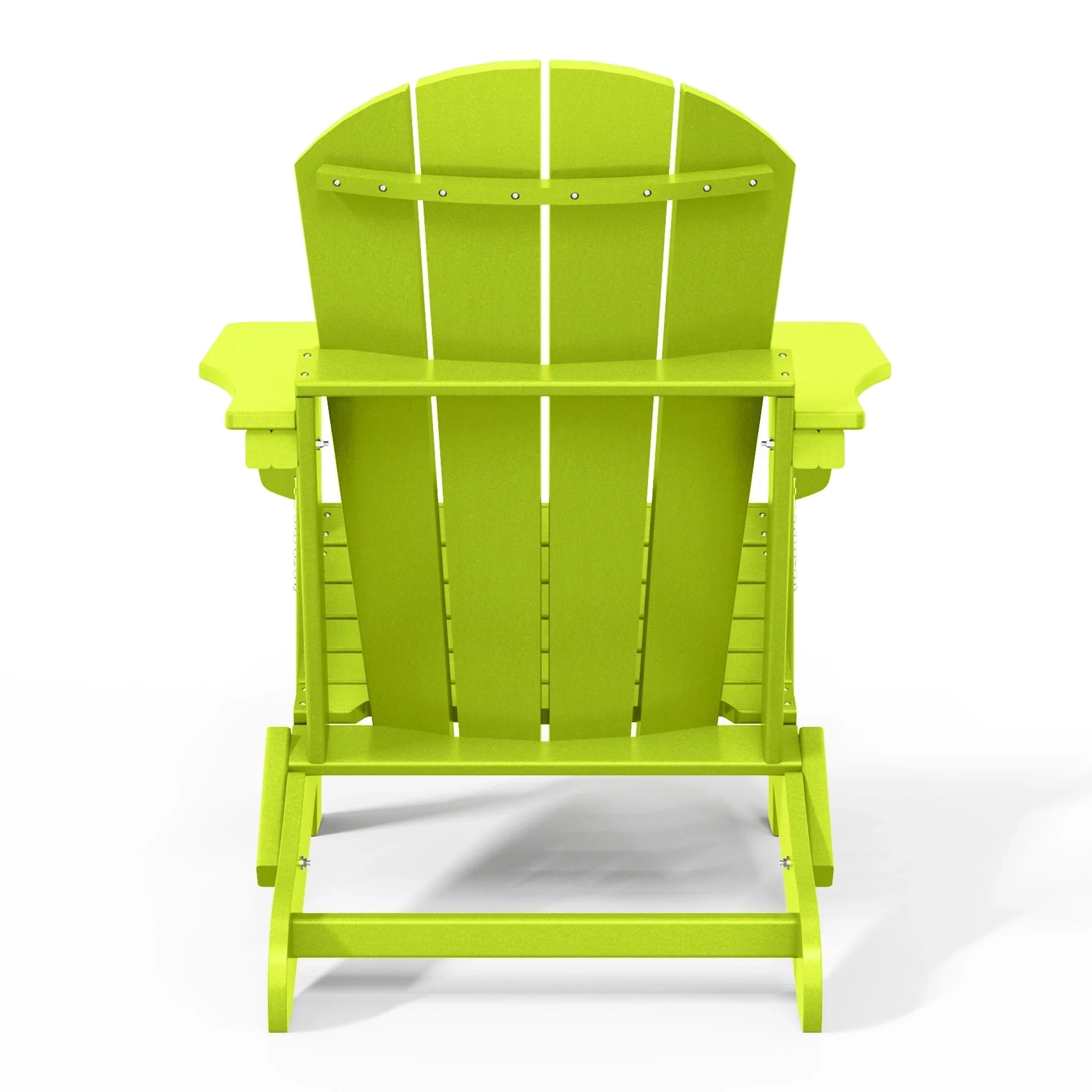 Polytrends Laguna Faltbarer Adirondack-Stuhl für den Außenbereich, wetterfest und lichtbeständig