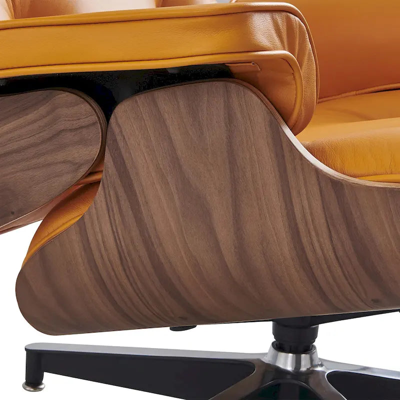 Mid Century Modern Leder Loungesessel Sessel Relaxsessel