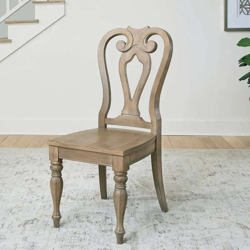 Magnolia Manor Stuhl mit durchbrochener Rückenlehne (2er-Set)