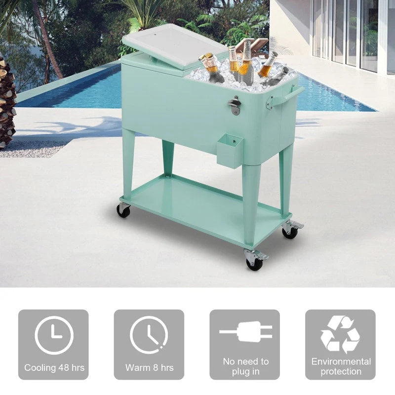 80QT Eisen-Spraykühler mit Ablage