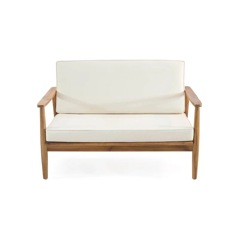 Willowbrook Outdoor Akazienholz 4-Sitzer Lounge-Set von Christopher Knight Home