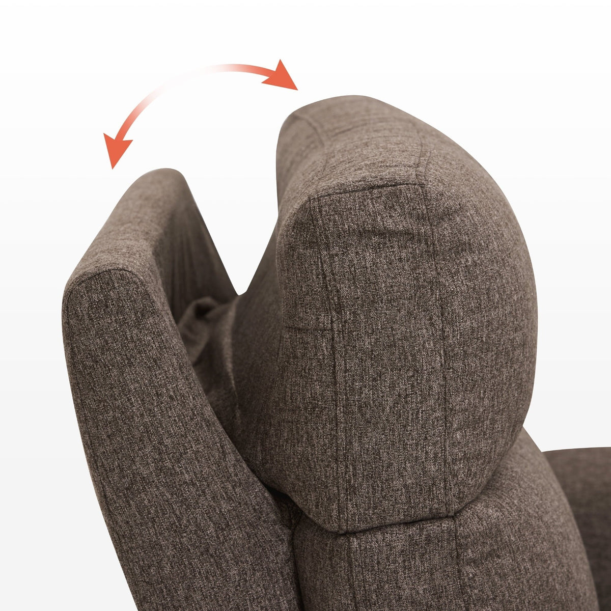 MCombo 60.2 Power Loveseat Relaxsofa mit Massage und zweifacher Heizung, verstellbarer Kopfstütze, USB- & Typ-C-Anschluss, Stoff