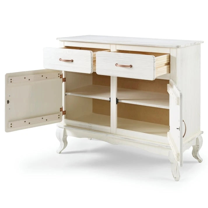 Holz-Sideboard Grün