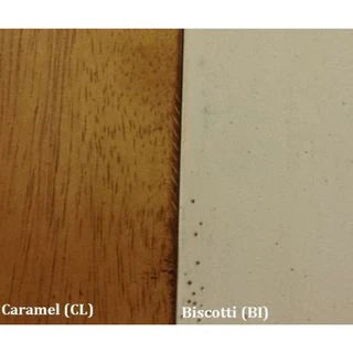 Zeitgenössisches antikisiertes Karamell/Biscotti Esstisch-Set mit doppelter X-Rückenlehne, 5-teilig