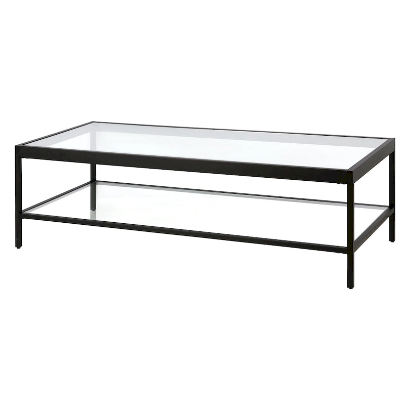 Alexis Couchtisch aus Metall und Glas