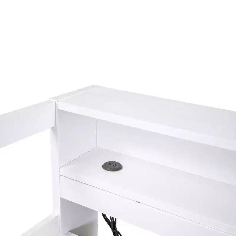 Whisen Twin XL Tagesbett aus Holz mit 2 Ausziehbetten, 3 Staufächern, 1 kostenloser Leuchte und USB-Ladefunktion