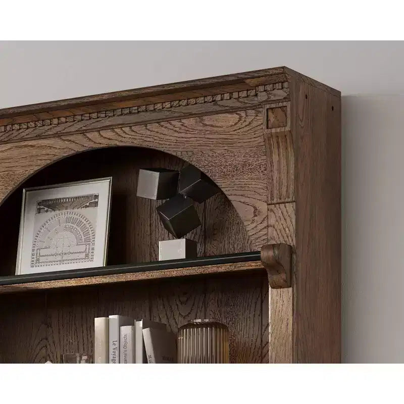 94 traditionelle hohe Bücherwand, Stratton Collection Braun - Martin Furniture