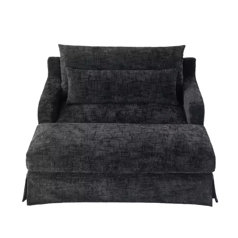 Polibi extra-tiefer Chenille-Schlafsofa-Sessel