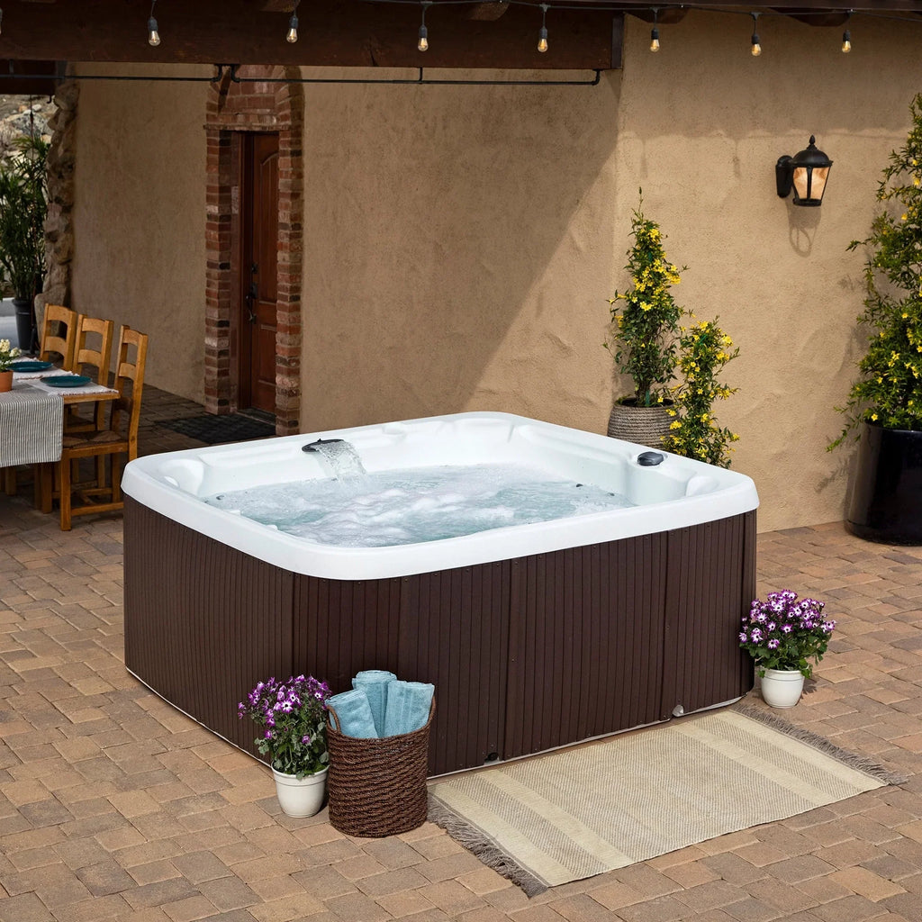 Lifesmart LS600DX Whirlpool für 7 Personen mit 65 Düsen, 230 V und 14-Düsen-Turbo-Blaster
