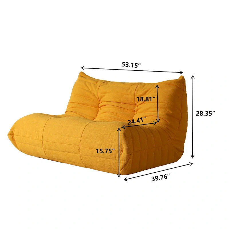 Boden-Sofa, weiches Faulenzer-Sofa, Sitzsack für das Wohnzimmer