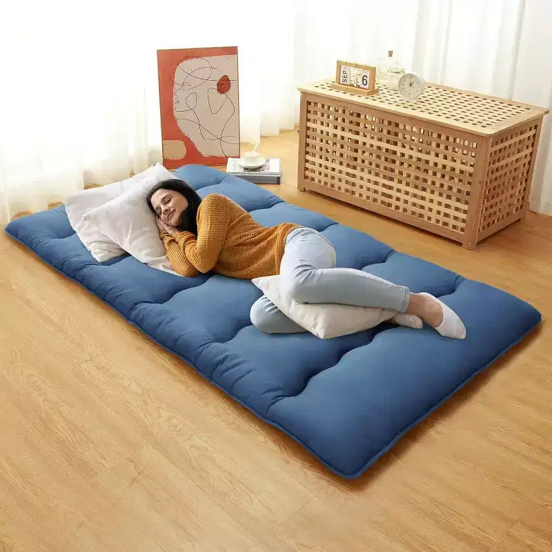 Japanische Futonmatratze, faltbare Bodenschlafmatte, Tatami-Matte für Zuhause, Campingmatratze