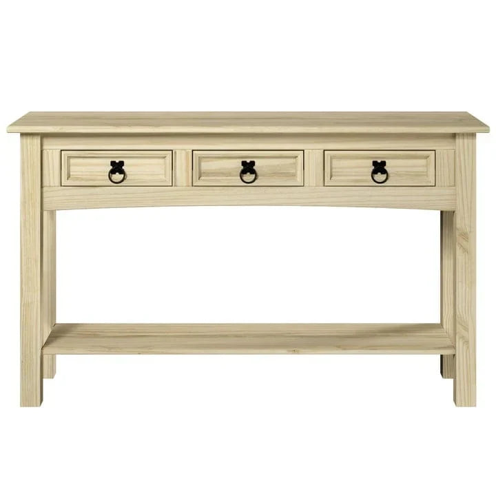 Holz-Dielentisch Konsole 3 Schubladen Corona | Furniture Dash - N/A