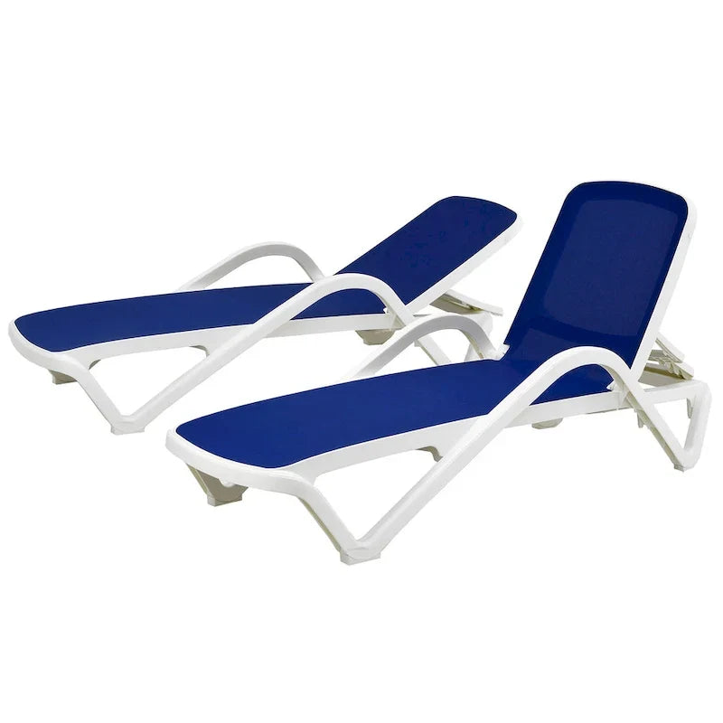 Plymouth Collection All Weather Sling Chaiselongue-Paar – 195,58 cm