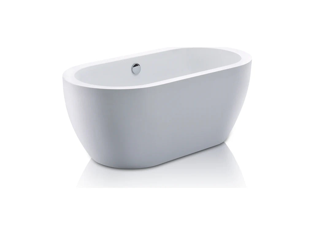 Freistehende Badewanne - 178L - 149x75x58cm - Weiß - Acryl - Doucezen