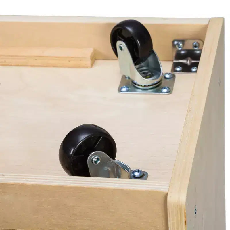 Mobiler Cubby-Schrank mit 15 offenen Behältern, 3x4, Kindermöbel