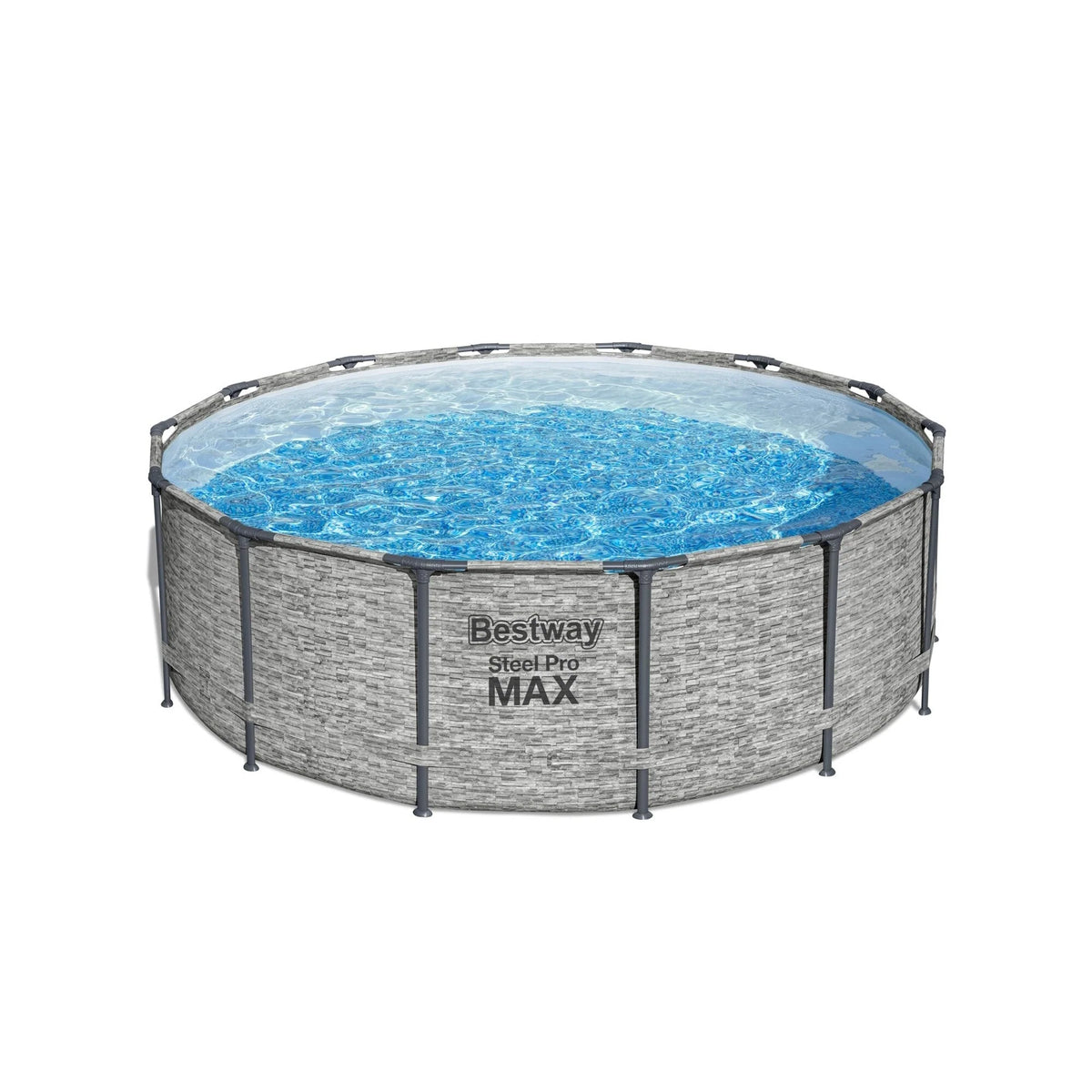 Bestway Steel Pro MAX Rundschwimmbecken Aufstellpool mit Pumpe & Abdeckung