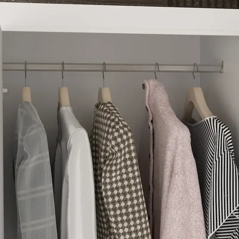 93.9H/74.2H Schrank Kleiderschrank Garderobe Hängende Schubladen Aufbewahrung