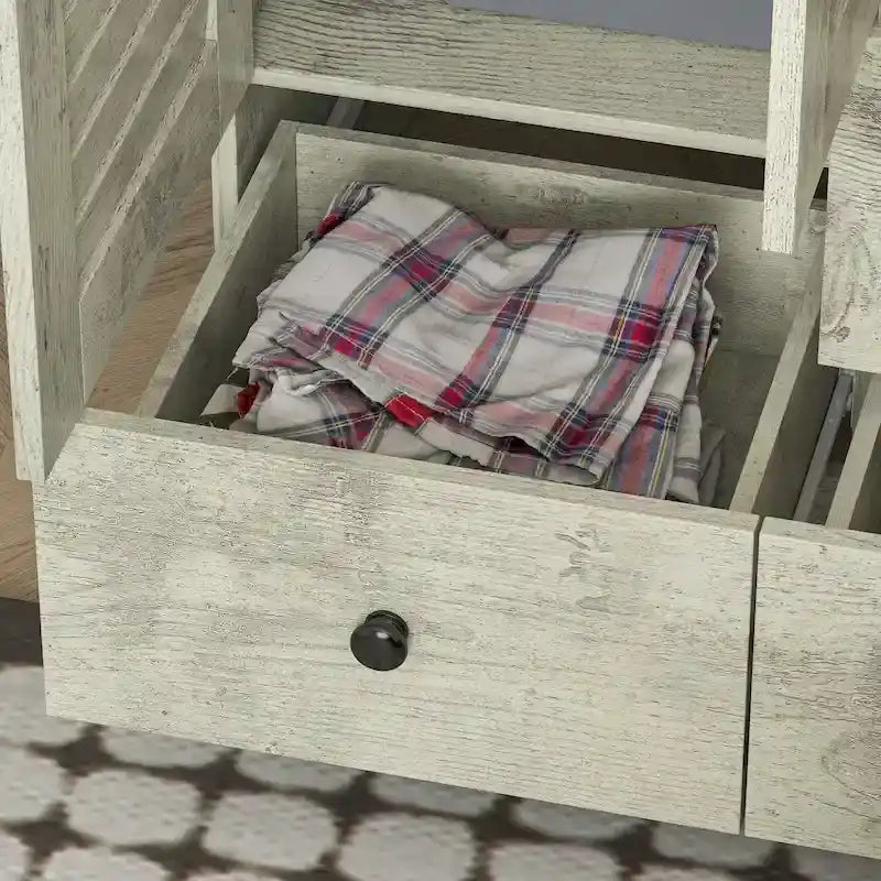 Kleiderschrank Hochschrank Schrank 59B Großer Freistehender Kleiderschrank Weiß