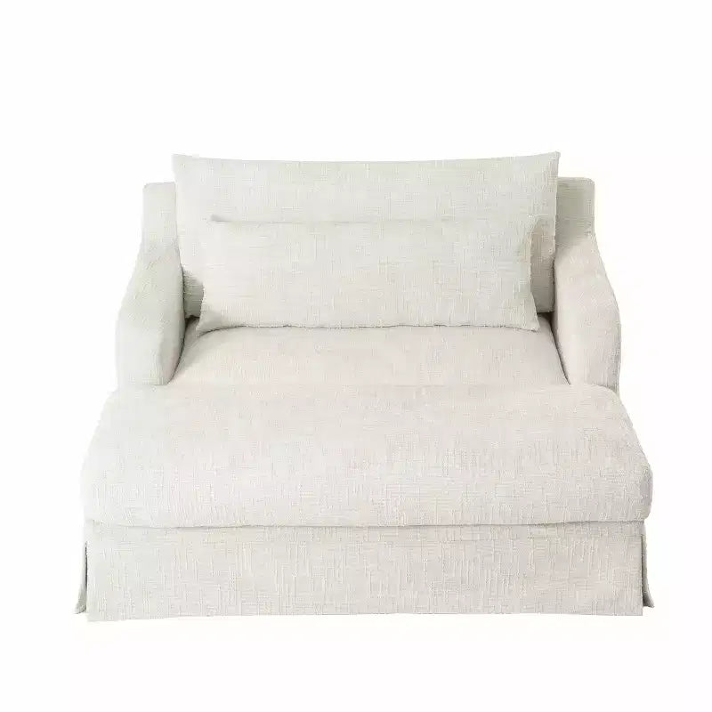 Polibi extra-tiefer Chenille-Schlafsofa-Sessel