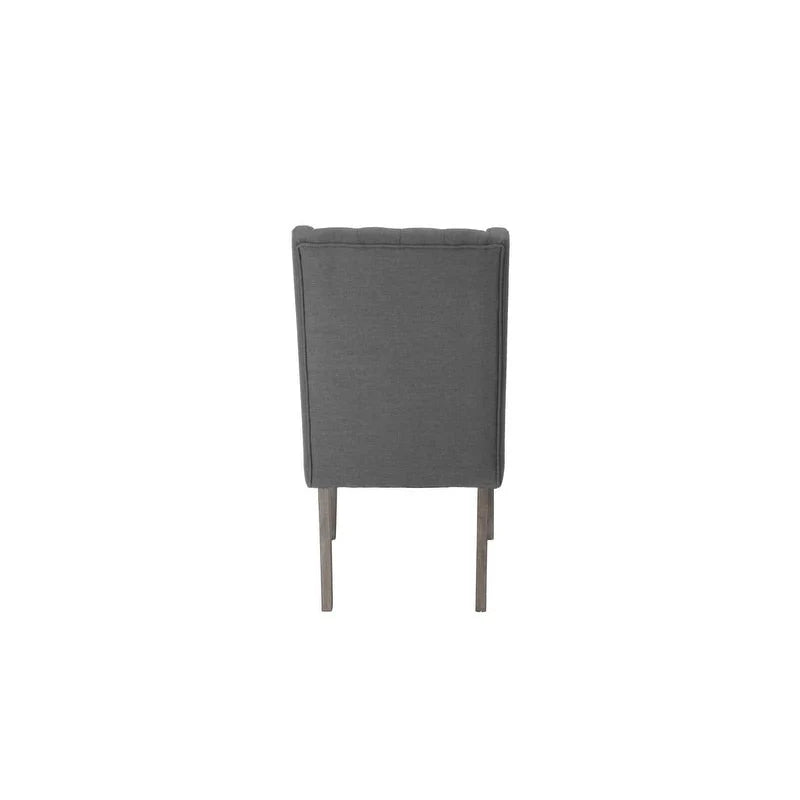 Best Quality Furniture 9-teiliges rustikales, ausziehbares Esszimmerset in Grau
