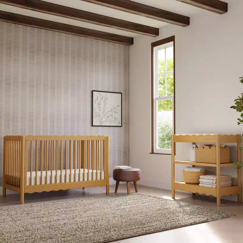 Babyletto Swell 4-in-1 umwandelbares Kinderbett mit Umbausatz zum Kleinkindbett