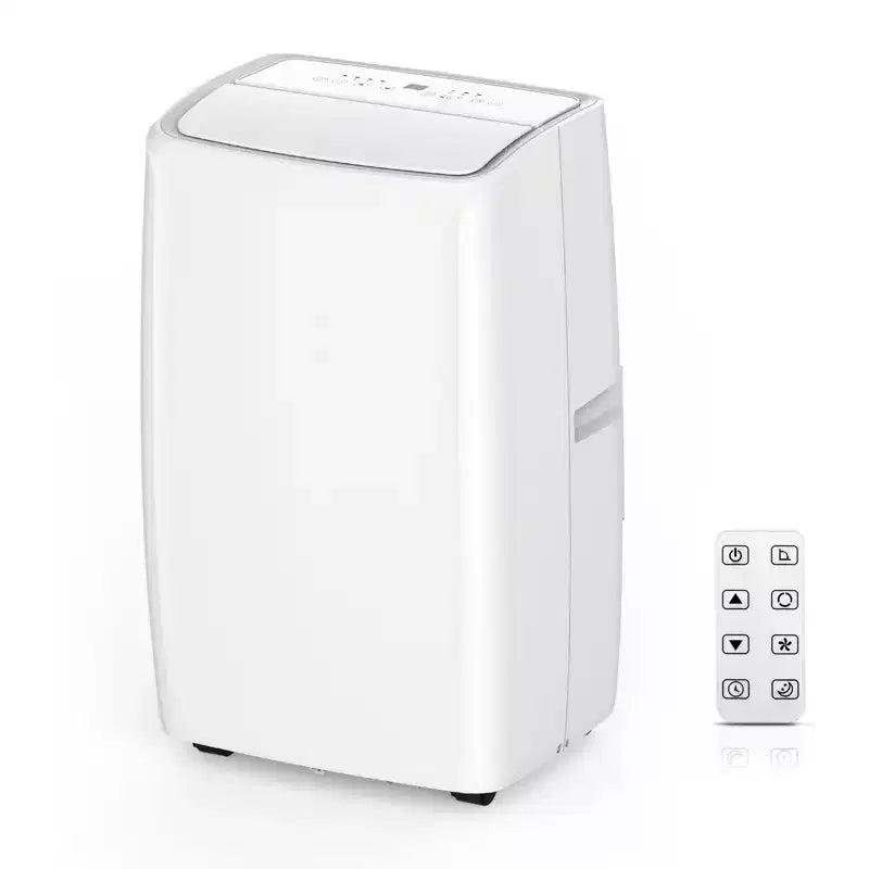 10000 BTU tragbare Klimaanlage, Heim-AC/Klimaanlage mit Fernbedienung für Räume bis zu 42 qm, 3-in-1-Funktionen/24-Stunden-Timer/Lenkrollen