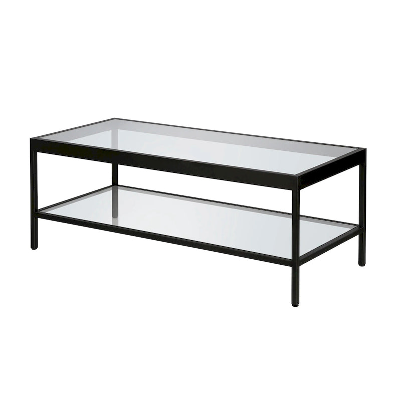 Alexis Couchtisch aus Metall und Glas